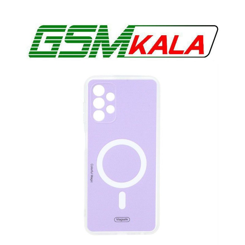 قاب Colorful Magic طرح مگ سیف محافظ لنزدار Samsung Galaxy A32 5G - یاسی