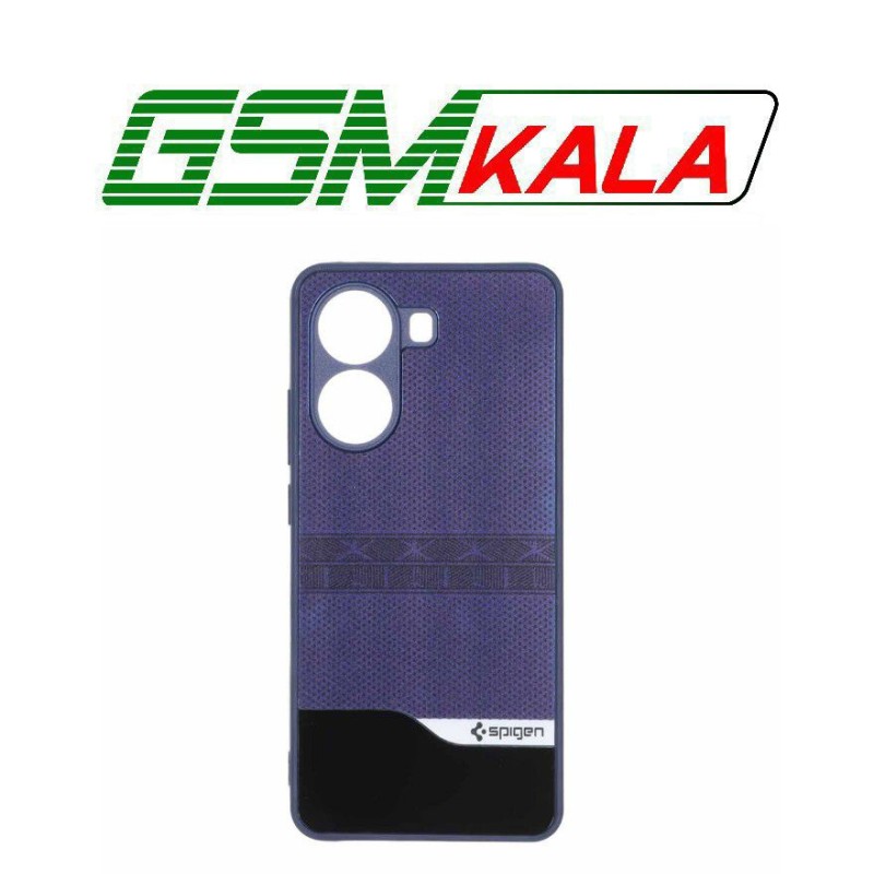 قاب Spigen دو تکه محافظ لنز دار Xiaomi Poco X7 Pro - آبی کاربنی