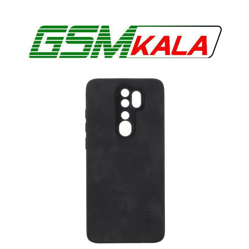 قاب Xlevel جیر طرح مگ سیف محافظ لنزدار Xiaomi Redmi Note 8 Pro - مشکی