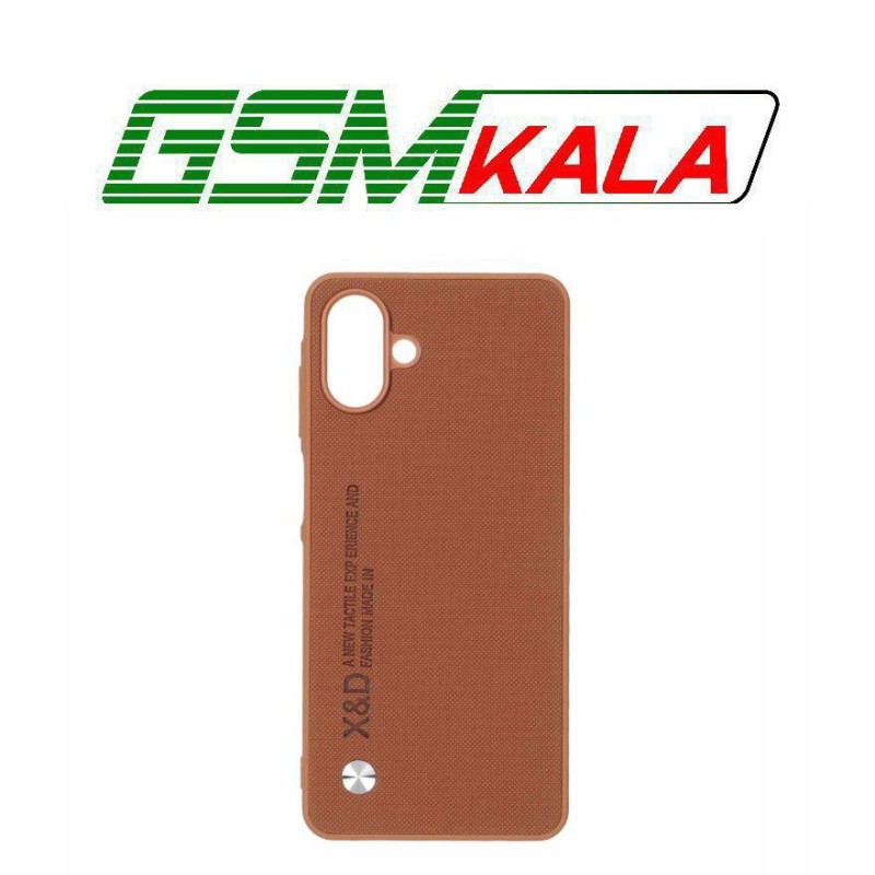 قاب X&D سوزنی دکمه فلزی Samsung Galaxy A07 - قهوه ای