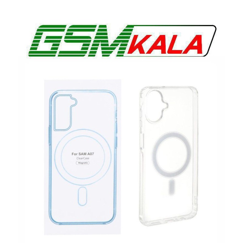 قاب شفاف Samsung Galaxy A07 با قابلیت شارژ MagSafe (پک دار)