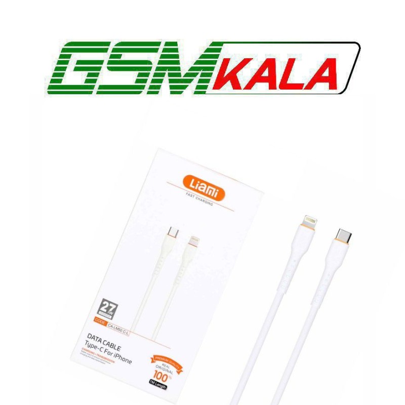 کابل شارژ فست Liami Type-C To Lightning مدل CA-LM50 C-L 27W - سفید