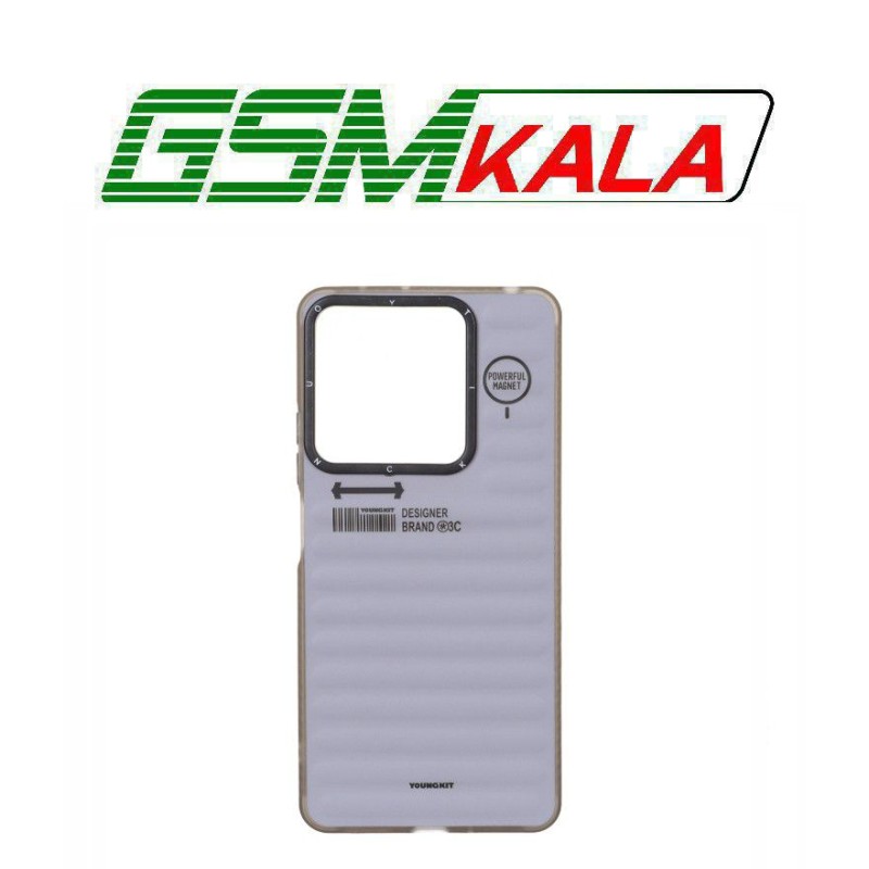 قاب یانگ کیت دور مات Xiaomi Redmi Note 13 5G - بنفش کدر