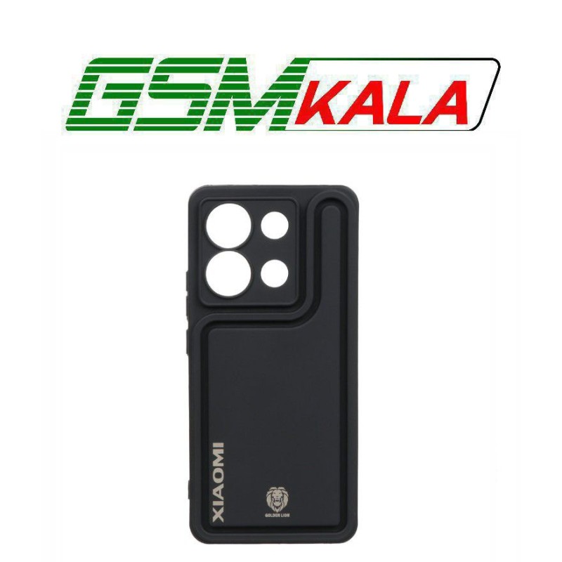 قاب Solid Case منحنی Golden Lion مدل Xiaomi Redmi Note 13 4G- مشکی