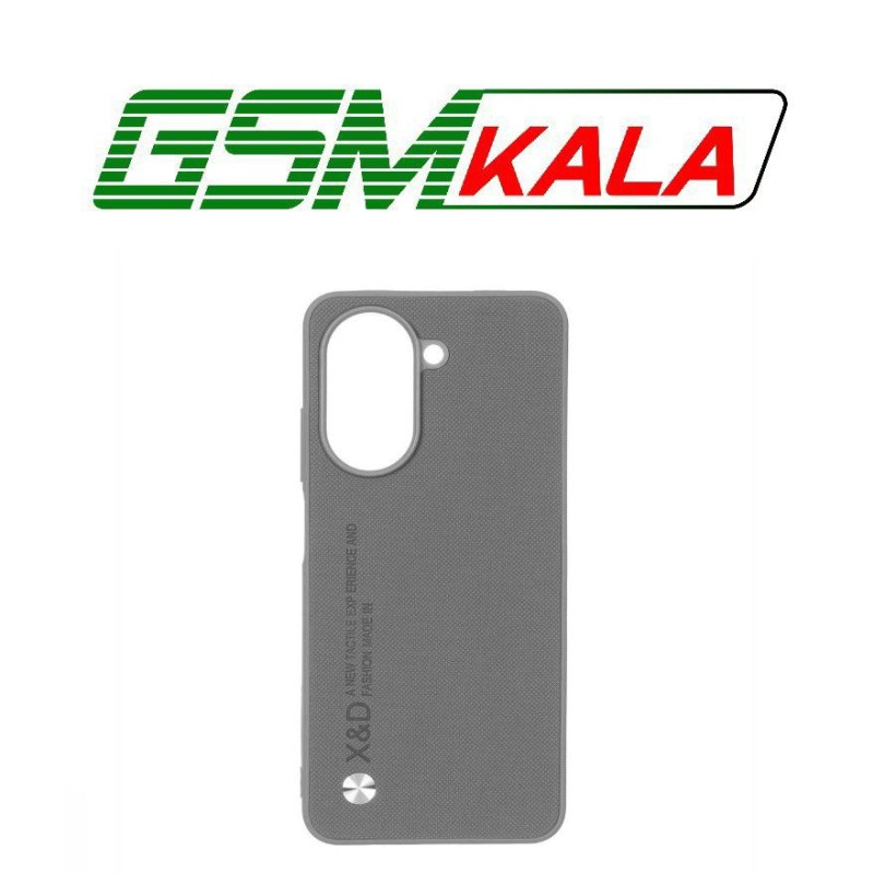 قاب X&D سوزنی دکمه فلزی Xiaomi Redmi A5 / Poco C71 - خاکستری
