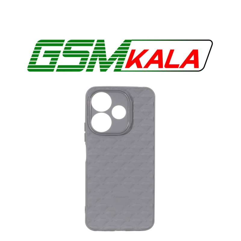 قاب الماسی برجسته Xiaomi Redmi 13X / Redmi 13 4G / Poco M6 4G - خاکستری کد 1