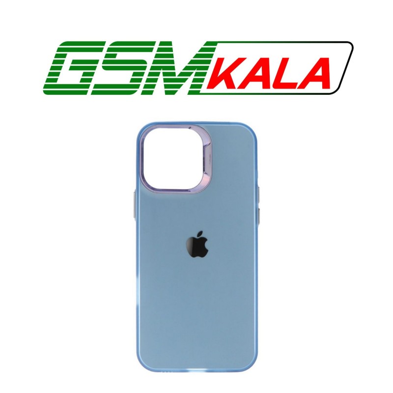 قاب So Cool لنز متال لوگودار Apple iPhone 16 Pro Max - آبی