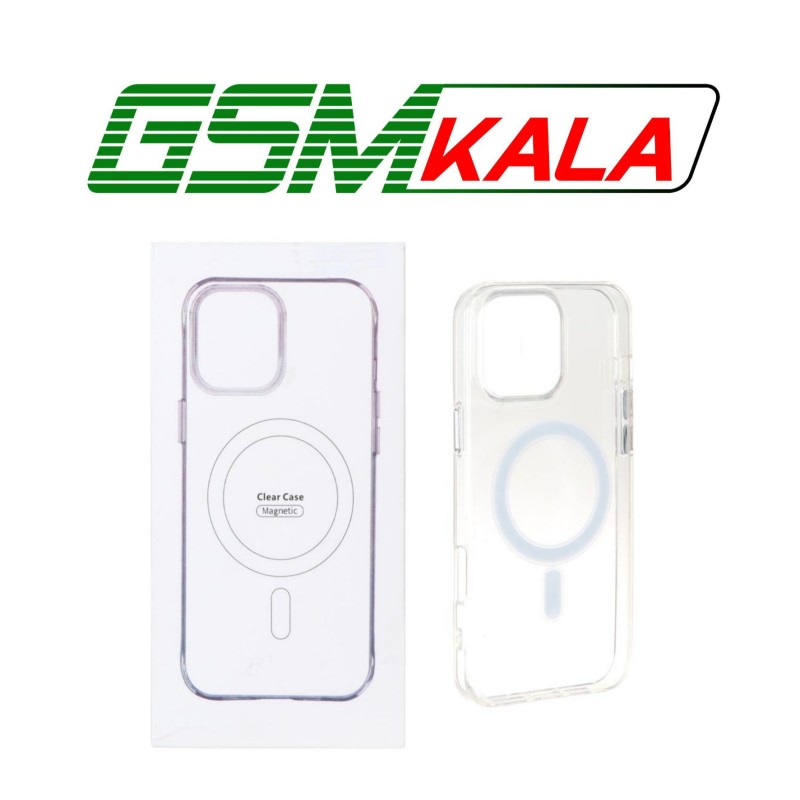 قاب شفاف Apple iPhone 16 Pro Max با قابلیت شارژ MagSafe
