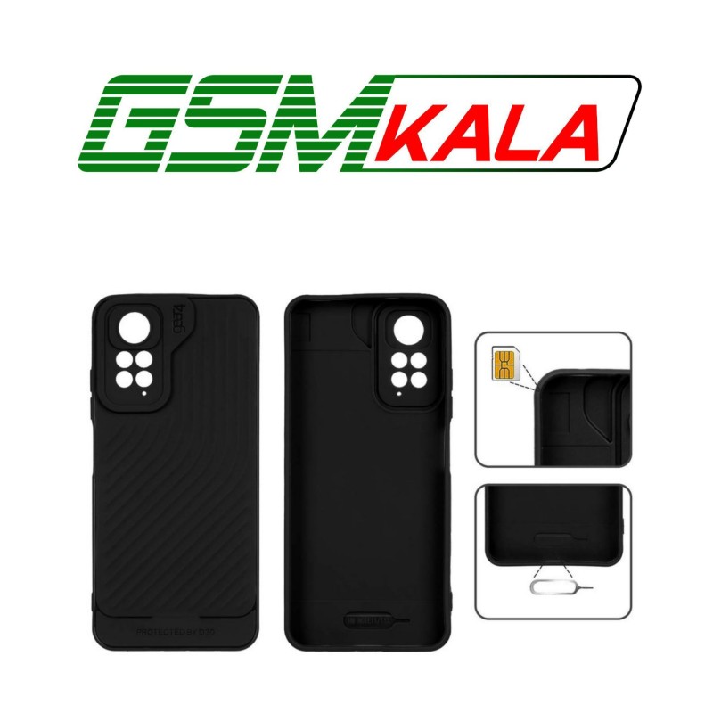 قاب Gear4 کبریتی Xiaomi Redmi Note 11 4G / Redmi Note 11S - مشکی