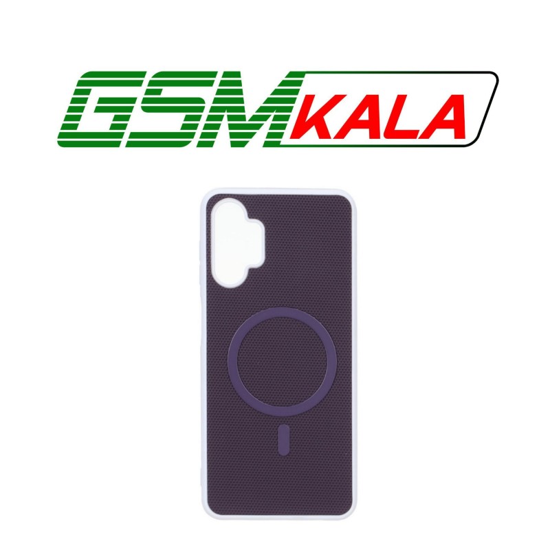 قاب سوزنی طرح مگ سیف Magnet فلزی Samsung Galaxy A13 4G / A13 5G / A04s / M13 4G / M23 / F13 - بنفش