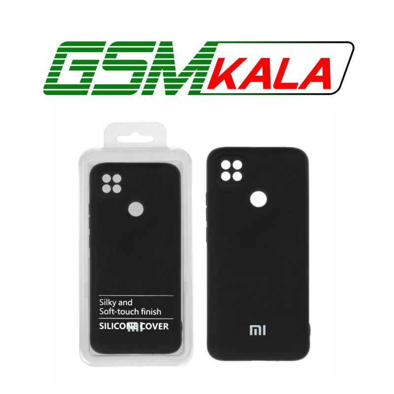قاب نیو سیلیکون محافظ لنزدار Xiaomi Redmi 10A - RFF مشکی (پک دار)