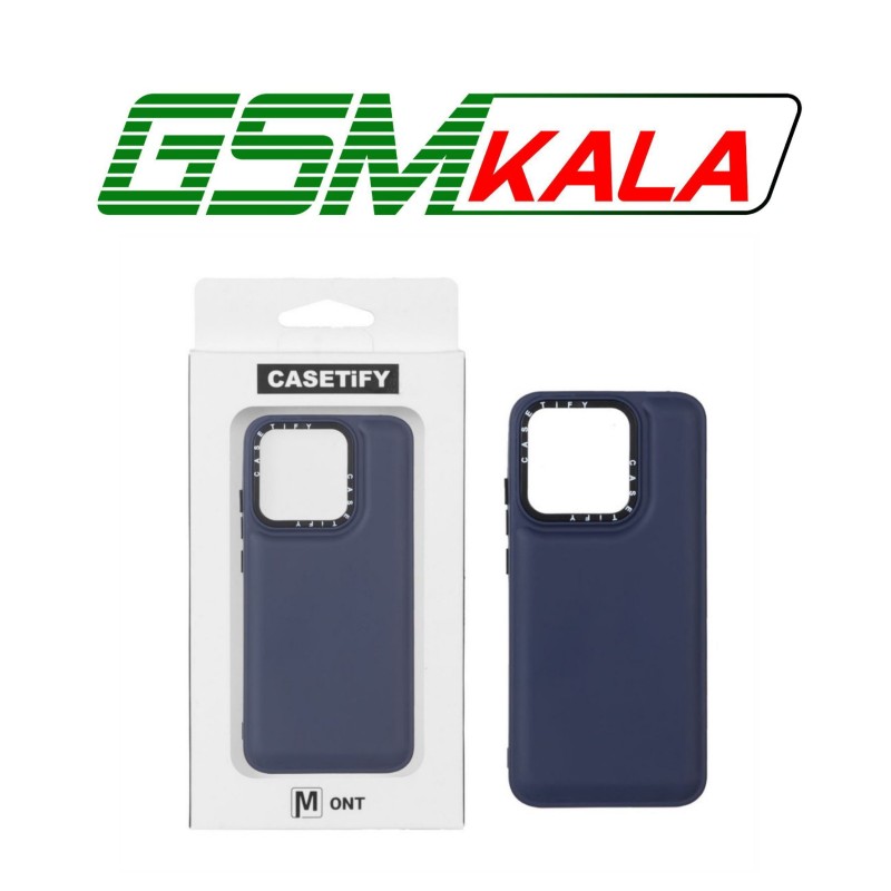 قاب casetify پافر ساده Xiaomi Redmi 10A / Redmi 9C / Poco C31 - سرمه ای (پک دار)