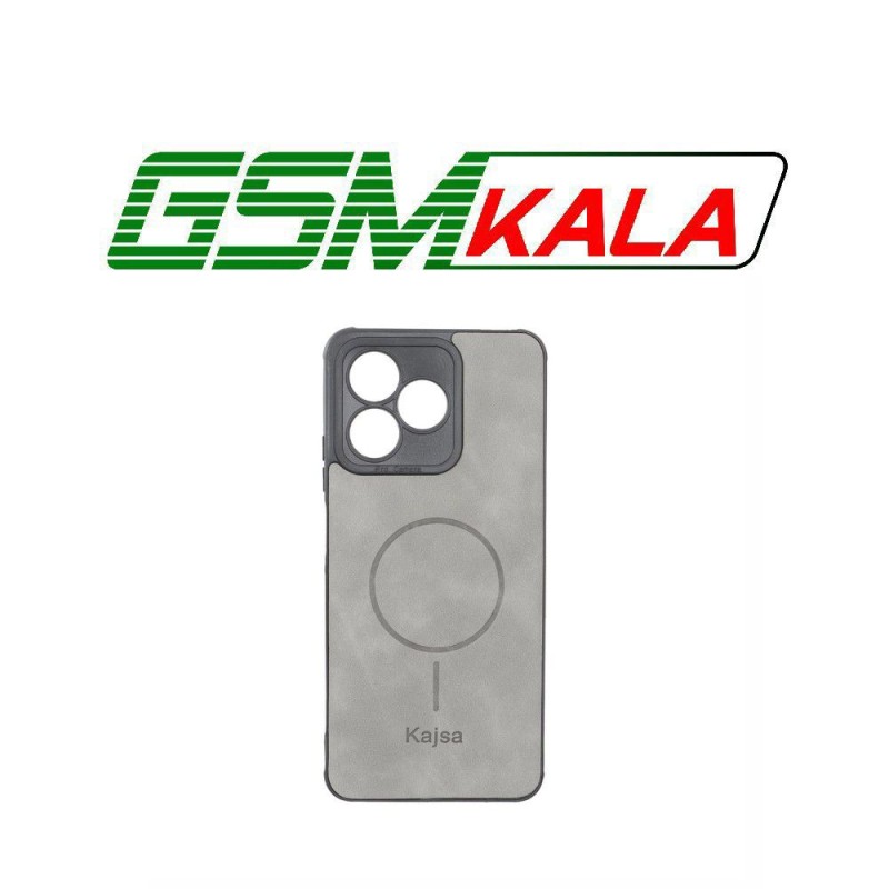 قاب جیر Kajsa طرح مگ سیف MNC مدل Realme C53 / C51 / Note 50 - طوسی