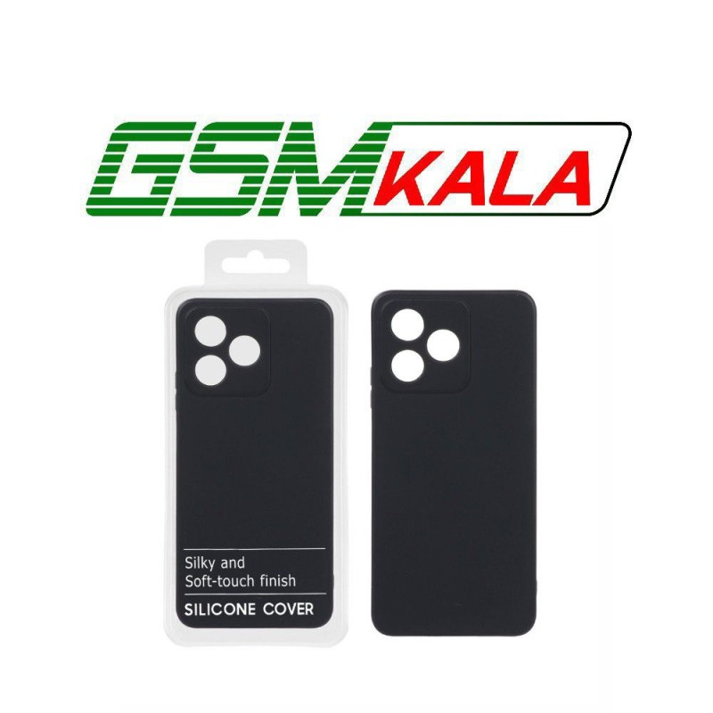 قاب نیو سیلیکون محافظ لنزدار RFF مدل Realme C53 / C51 / Note 50 - مشکی (پک دار)