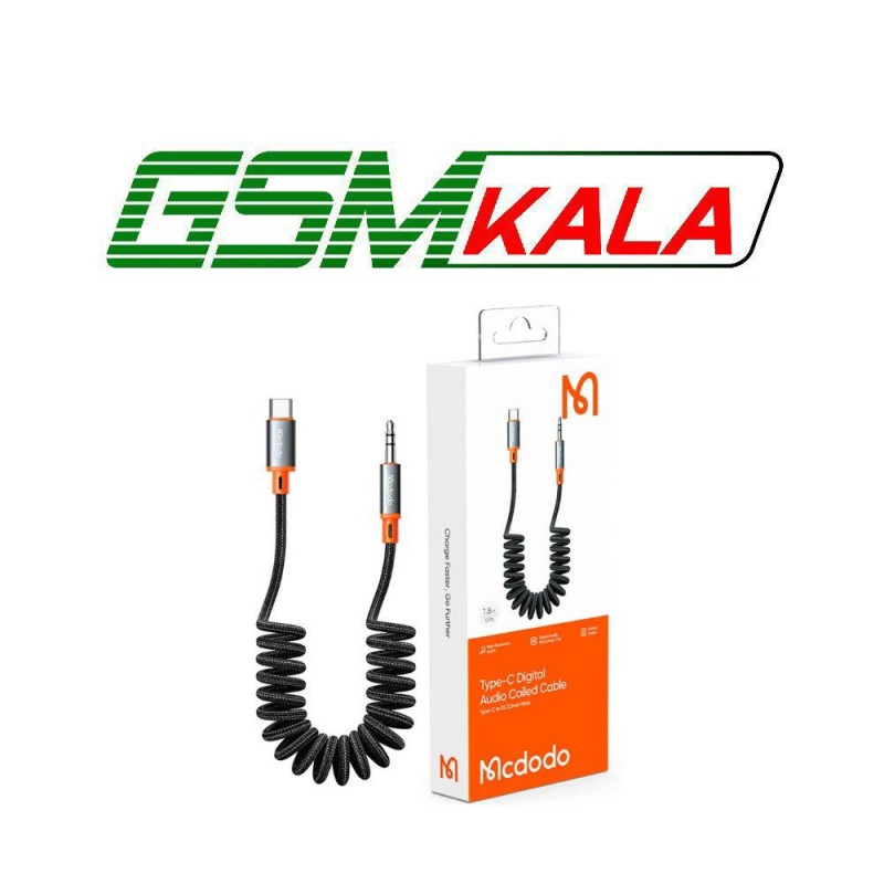 کابل تبدیل Type-C به AUX مک دودو CA-090 طول 1.8 متر