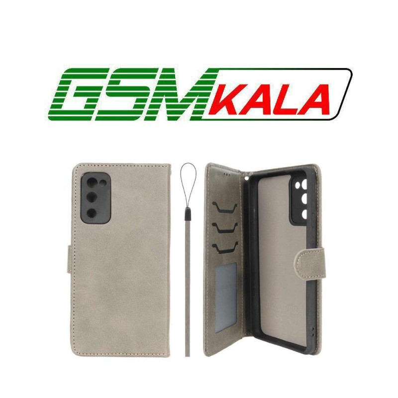 کیف موبایل مگنتی درجه یک داخل خز MNC Plus مدل Samsung Galaxy S20 FE - خاکستری