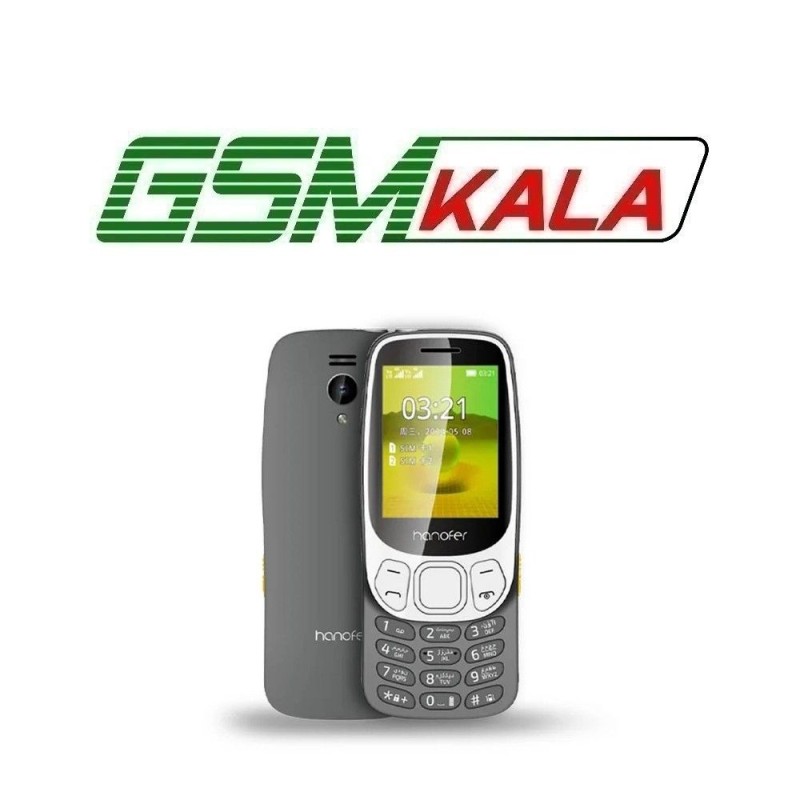 گوشی موبایل Hanofer مدل 3310 2024 ظرفیت 32 مگابایت - خاکستری