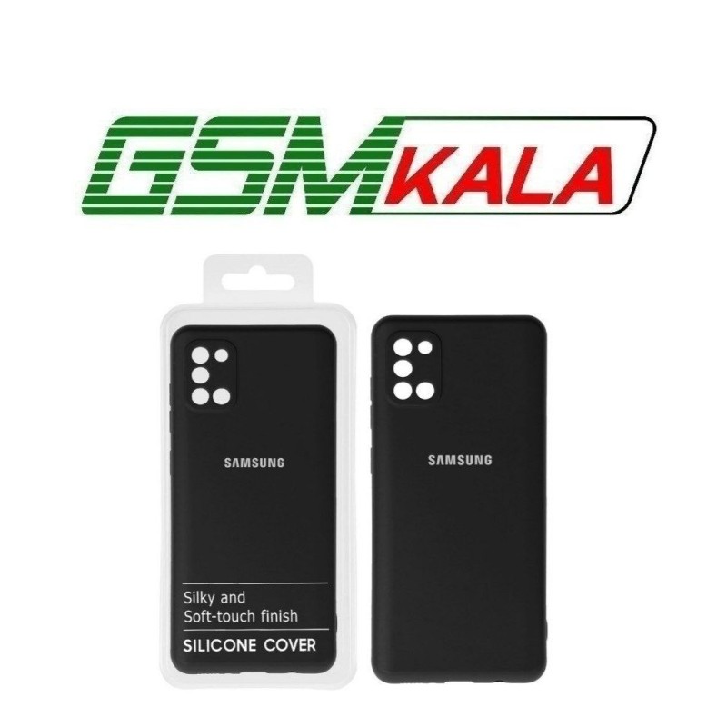 قاب نیو سیلیکون محافظ لنزدار RFF مدل Samsung A31 - مشکی کد 3 (پک دار)