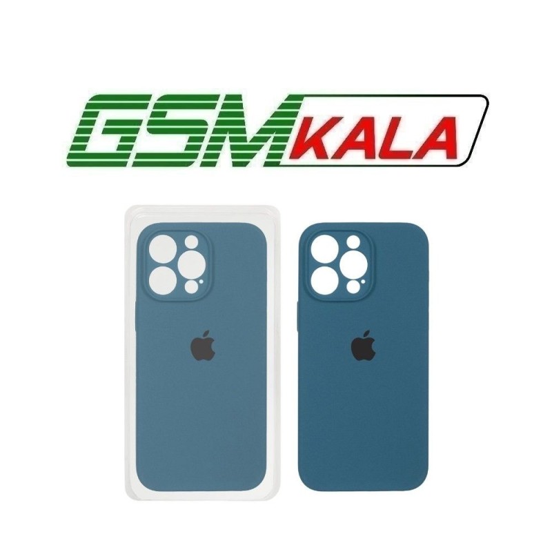 قاب سیلیکونی پاک کنی اورجینال ++A مدل Apple iPhone 13 Pro - سبز کله غازی (پک دار)