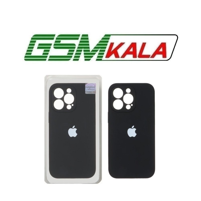 قاب سیلیکونی پاک کنی اورجینال Master Quality مدل Apple iPhone 13 Pro - مشکی (پک دار)