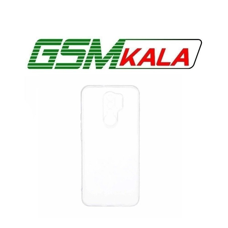 قاب ژله ای شفاف مستطیلی طرح مگ سیف محافظ لنزدار Xiaomi Redmi 9 / Redmi 9 Prime / Poco M2