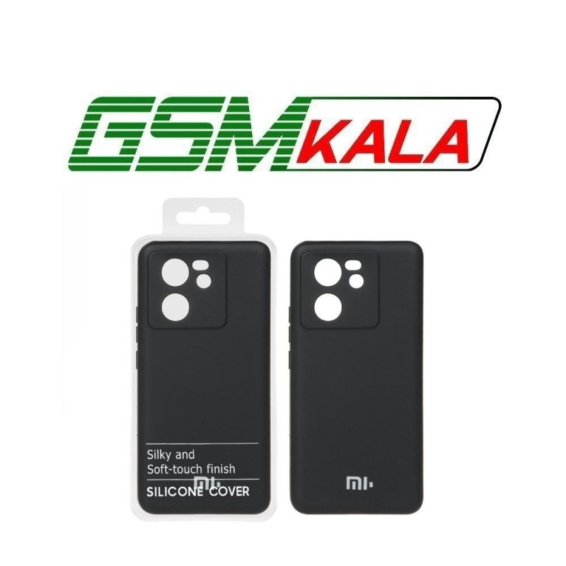 قاب نیو سیلیکون محافظ لنزدار RFF مدل Xiaomi Mi 13t / 13t Pro - مشکی