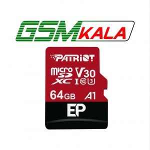 کارت حافظه ۶۴ گیگ پاتریوت + خشاب Patriot EP A1 V30 U3 C10 90MB/s