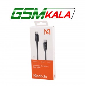 کابل تبدیل فست شارژ Mcdodo CA-3680 Type-C to Type-C PD 5A 240W 1.2m