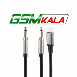 کابل تبدیل Earldom ET-AUX70 AUX To Lightning / AUX 1.2m