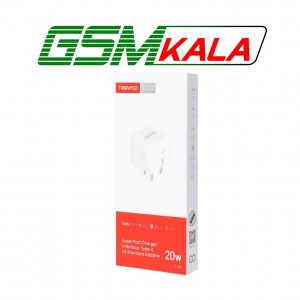 آداپتور شارژ سه پین فست و PD تک پورت Tranyoo مدل T-AP3 20W