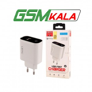 شارژر دیواری 18 وات لیتو LH-6 QC3.0 PD 3.5A + کابل میکرو یو اس بی