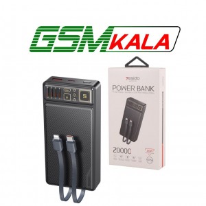 پاور بانک فست شارژ یسیدو YP56 PD 22.5W ظرفیت 20000 میلی آمپر ساعت