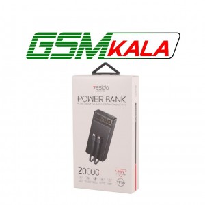 پاور بانک فست شارژ یسیدو YP56 PD 22.5W ظرفیت 20000 میلی آمپر ساعت