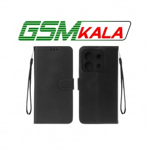 کیف چرمی مگنتی محافظ لنزدار Xiaomi Redmi Note 13 4G