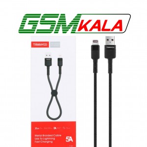 کابل شارژ فست پاوربانک آیفون TRANYOO مدل T-S4I