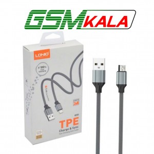 کابل فست شارژ میکرو یو اس بی LDNIO LS442 2.4A 2M