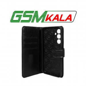 کیف موبایل چرمی مگنتی محافظ لنزدار Samsung Galaxy A55