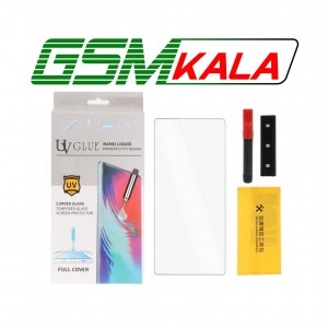 گلس شیشه ای UV مدل (New Packing) Samsung Galaxy S22 Ultra
