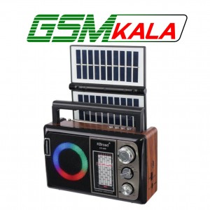 رادیو اسپیکر بلوتوثی رم و فلش خور خورشیدی KBroad KTF-2208