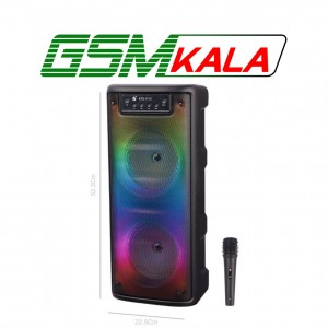 اسپیکر چمدانی بلوتوثی کی تی اس KTS-1713 + میکروفون