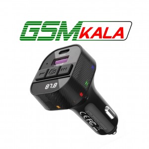 شارژر فندکی + FM Player بلوتوثی XO XO-BCC17 + کابل تبدیل آیفونی