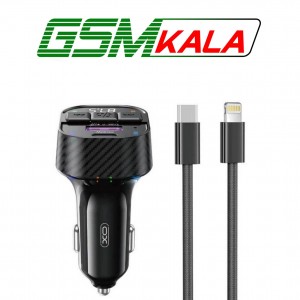 شارژر فندکی + FM Player بلوتوثی XO XO-BCC17 + کابل تبدیل آیفونی