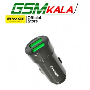 شارژر فندکی فست شارژ Awei C-830 2.4A 12W