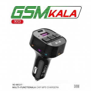 شارژر فندکی + FM Player بلوتوثی  XO XO-BCC17 30W