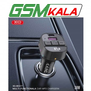 شارژر فندکی + FM Player بلوتوثی  XO XO-BCC17 30W