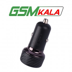 شارژر فندکی فست شارژ Oxygen AC-06 3A QC3.0 PD 60W