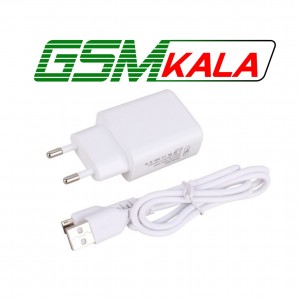 شارژر دیواری 12 وات اسکای دلفین SC07V 2.4A + کابل میکرو یو اس بی