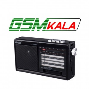 رادیو اسپیکر بلوتوثی رم و فلش خور خورشیدی KBroad KTF-2211