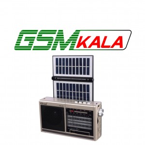 رادیو اسپیکر بلوتوثی رم و فلش خور خورشیدی KBroad KTF-2211
