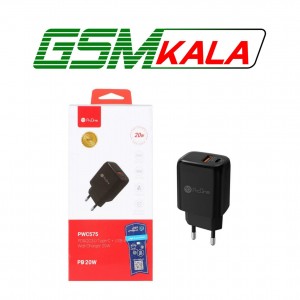 شارژر دیواری 20W فست و PD دو پورت ProOne مدل PWC575